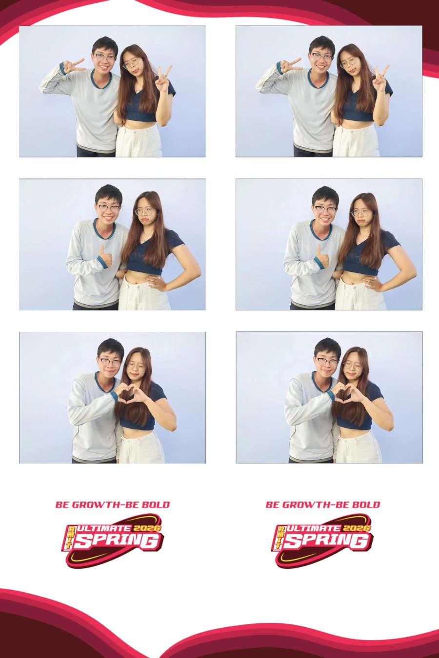 Chupbox Photobooth of RMIT Ultimate Frisbee Club at RMIT university in HCM