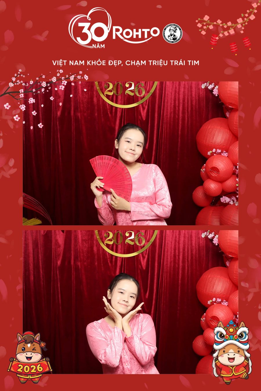Rohto Vietnam Year-end Party with Chupbox Photobooth