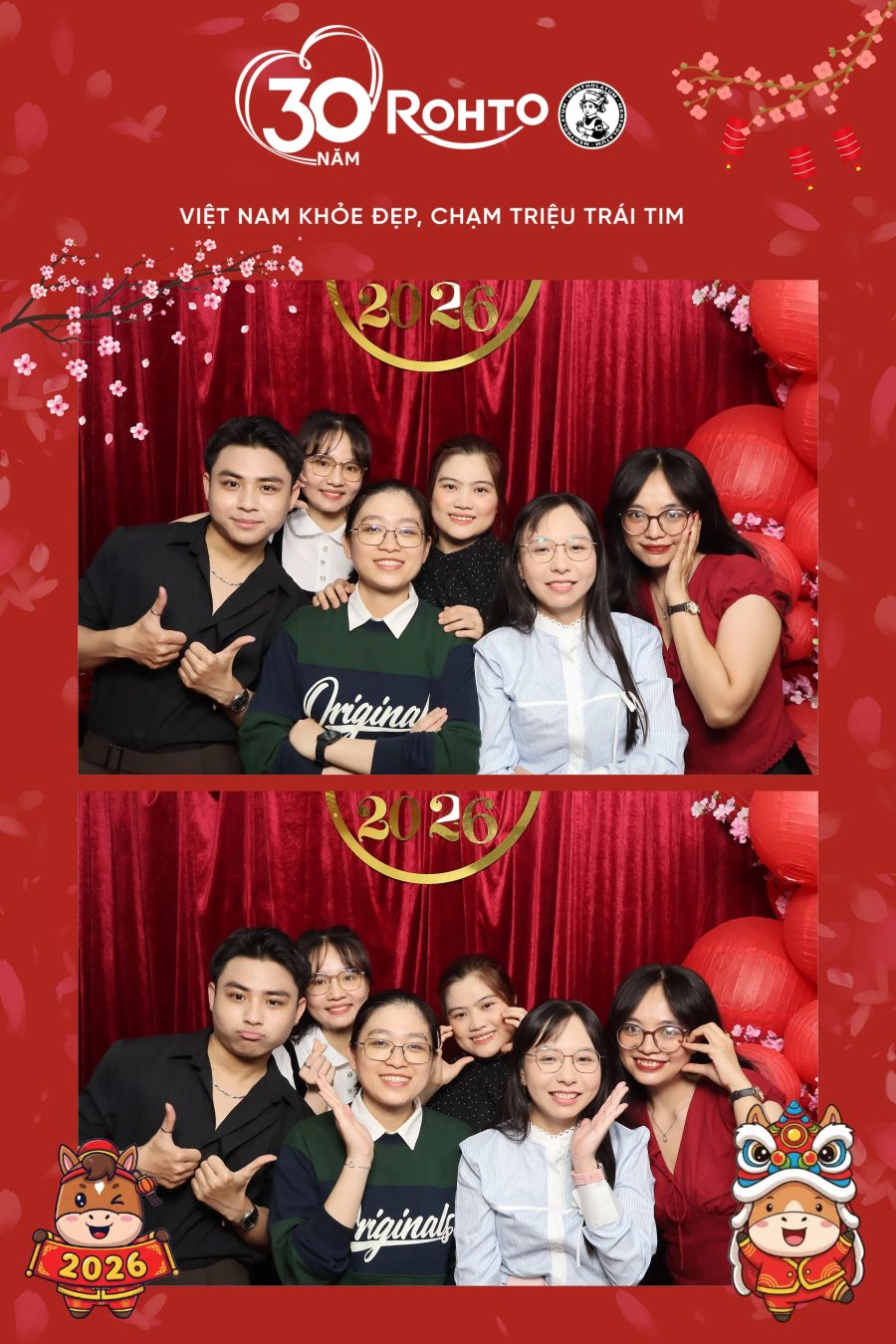 Rohto Vietnam Year-end Party with Chupbox Photobooth