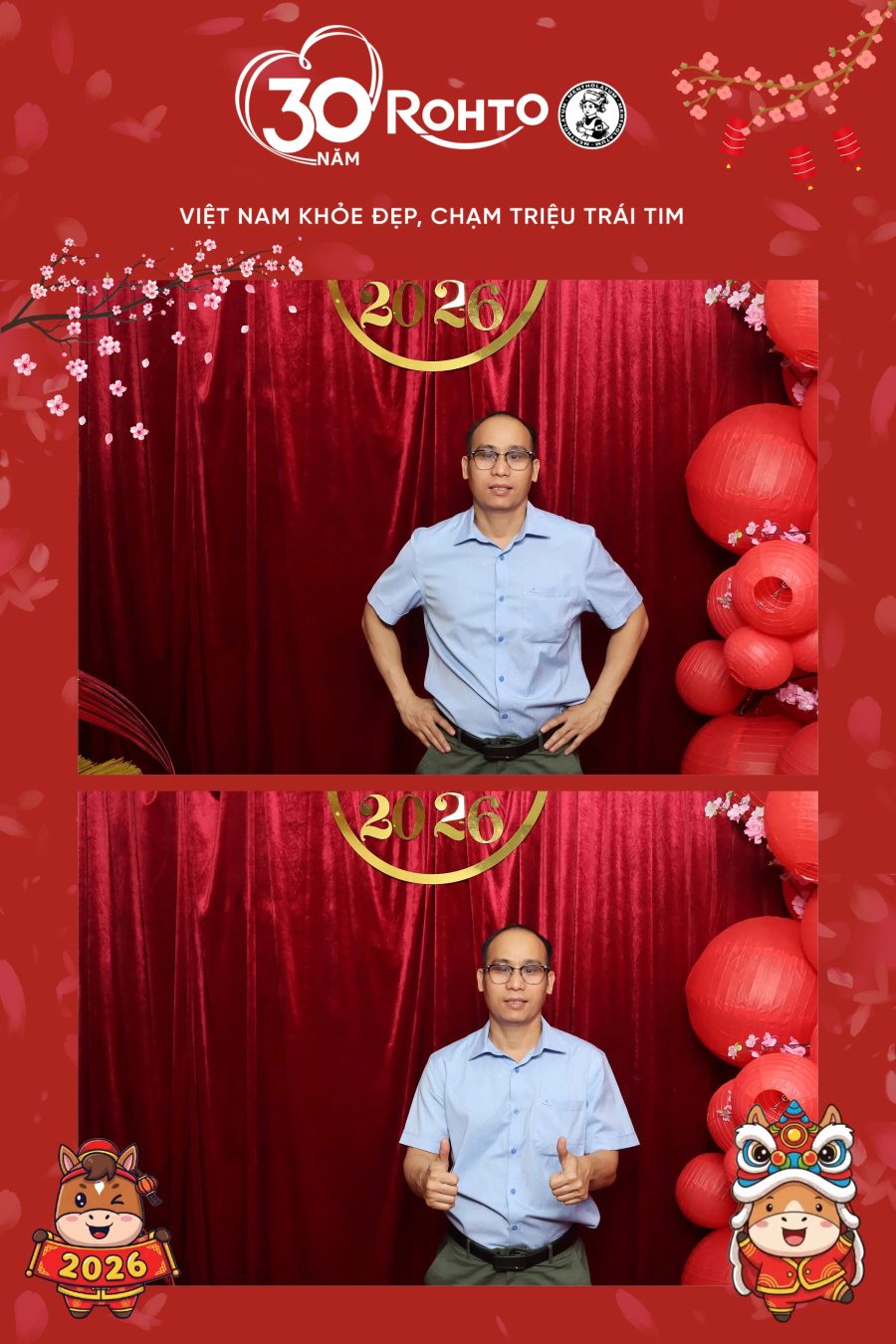 Rohto Vietnam Year-end Party with Chupbox Photobooth
