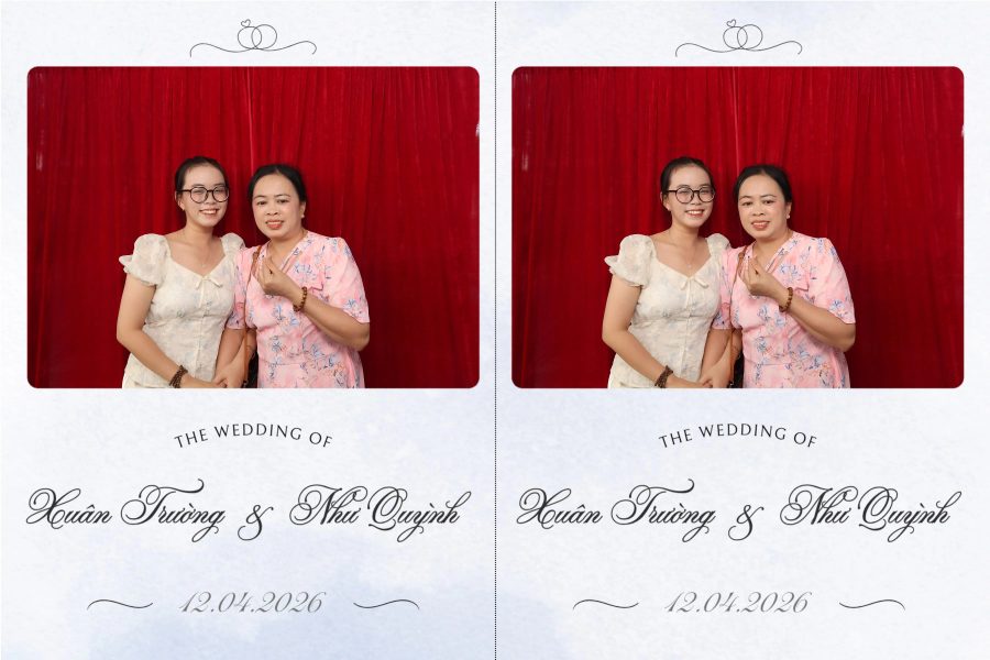 Chupbox Wedding Photobooth for Truong & Quynh at Luxury Palace