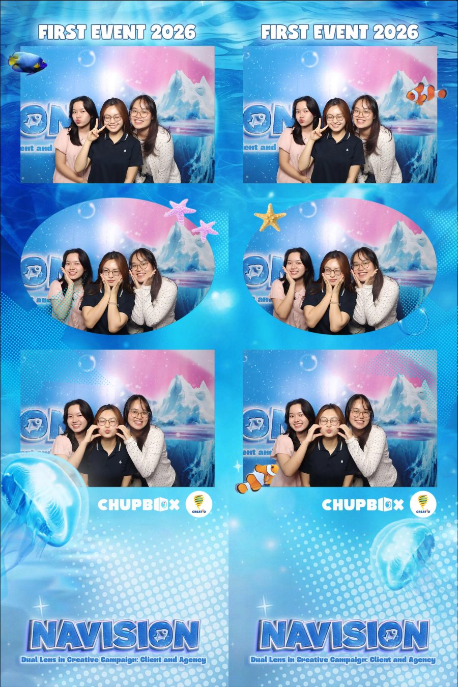 Chupbox Photobooth Photo at FIRST EVENT 2026 of Marketing Club Creatio