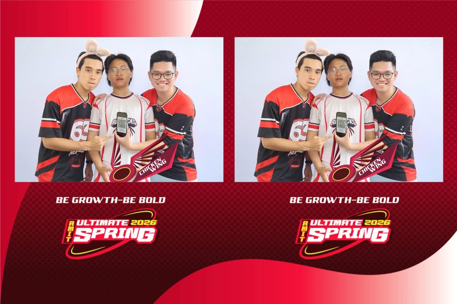 Chupbox Photobooth of RMIT Ultimate Frisbee Club at RMIT university in HCM