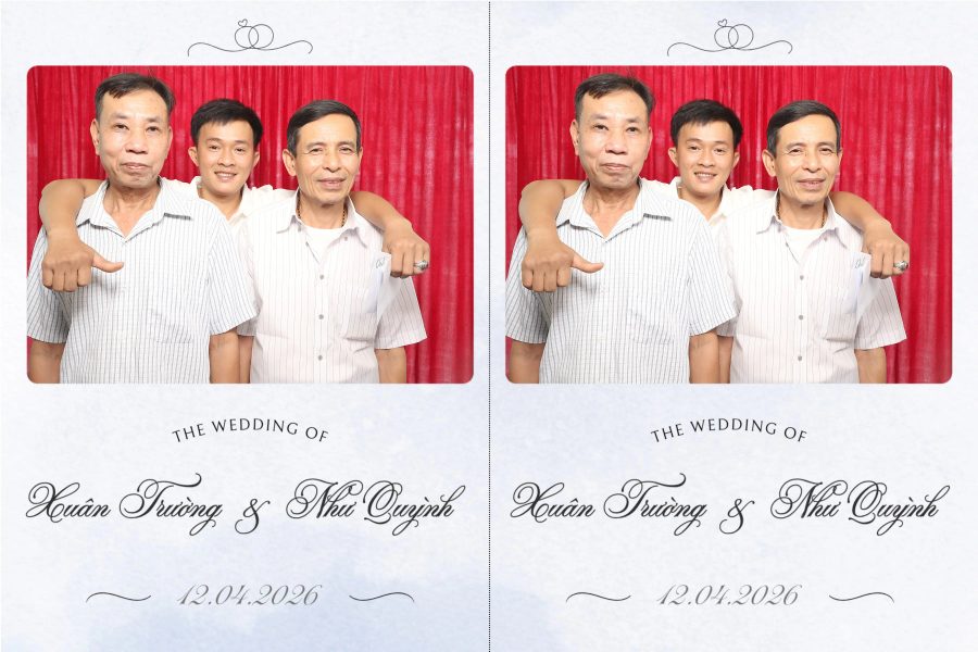 Chupbox Wedding Photobooth for Truong & Quynh at Luxury Palace