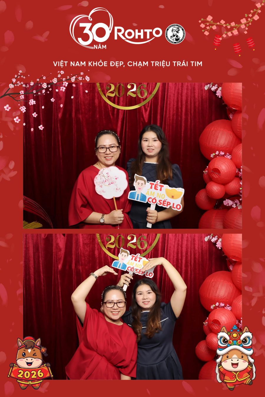 Rohto Vietnam Year-end Party with Chupbox Photobooth
