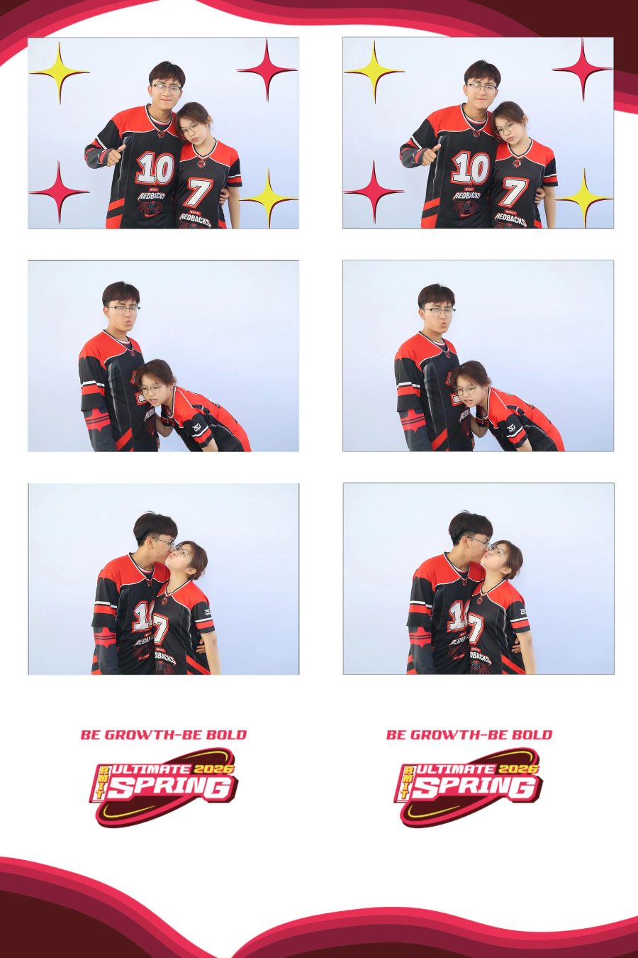 Chupbox Photobooth of RMIT Ultimate Frisbee Club at RMIT university in HCM