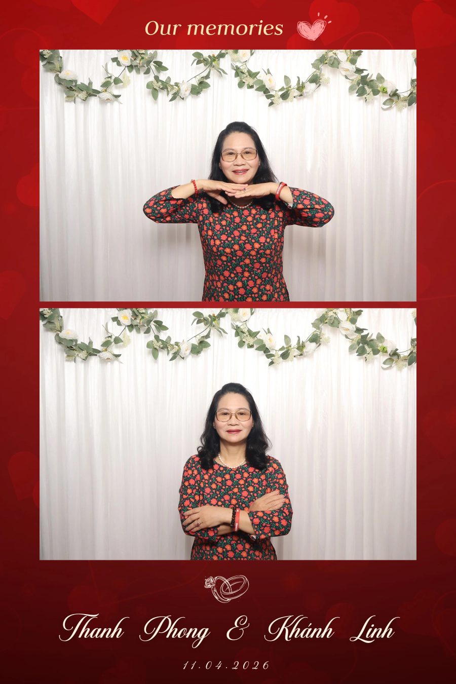 Chupbox Photobooth for Phong & Linh Wedding at Luxury Palace