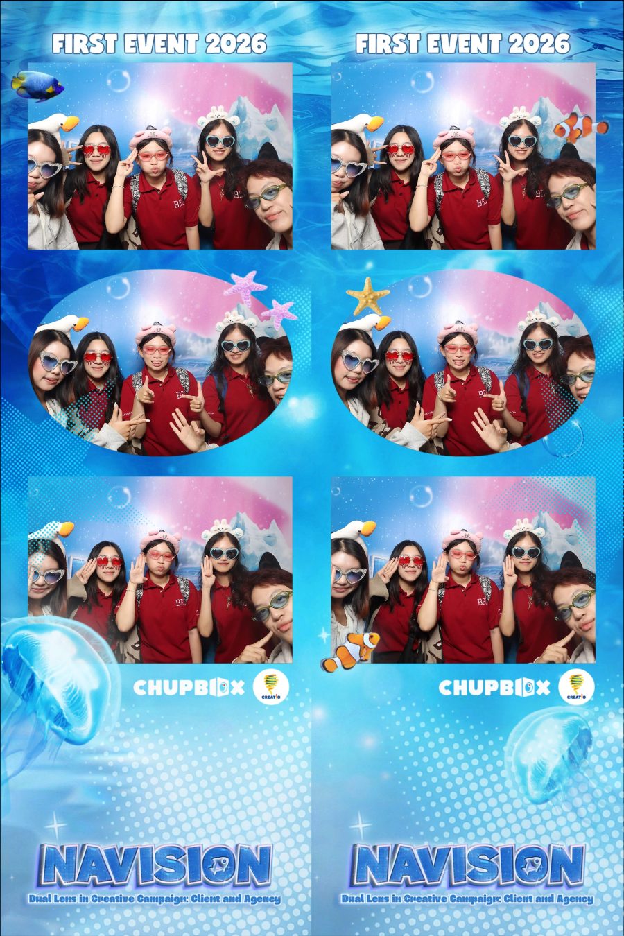 Chupbox Photobooth Photo at FIRST EVENT 2026 of Marketing Club Creatio