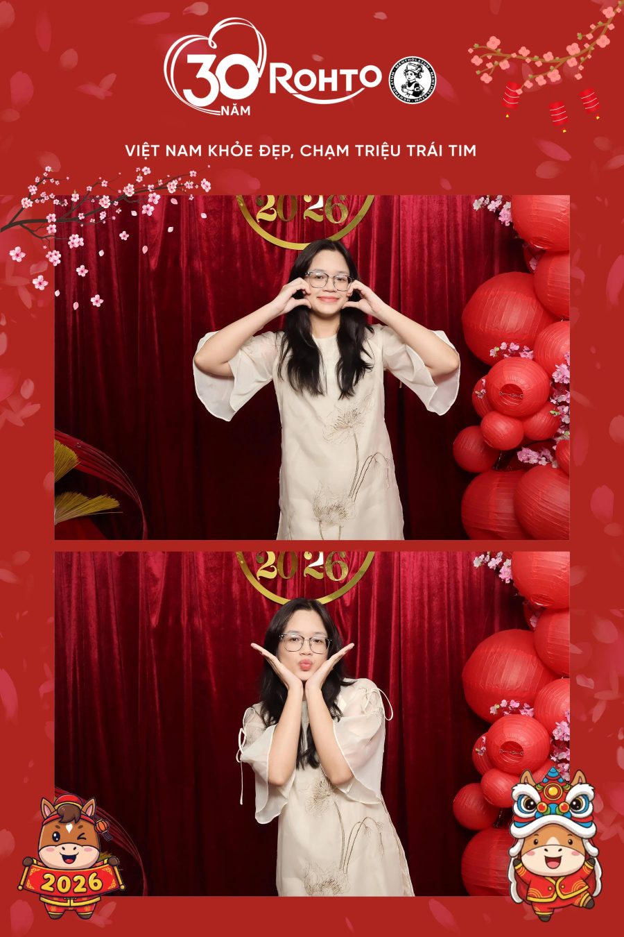 Rohto Vietnam Year-end Party with Chupbox Photobooth