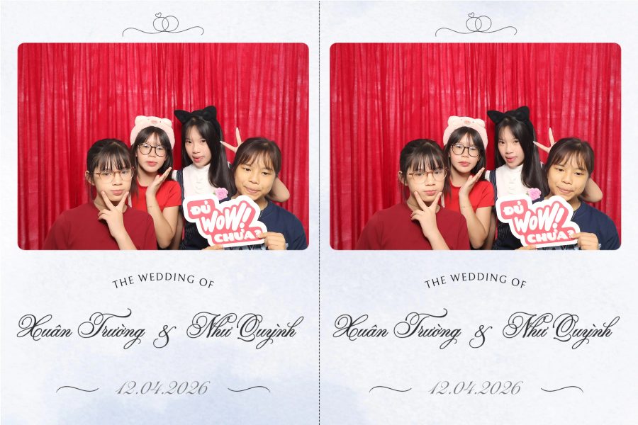 Chupbox Wedding Photobooth for Truong & Quynh at Luxury Palace