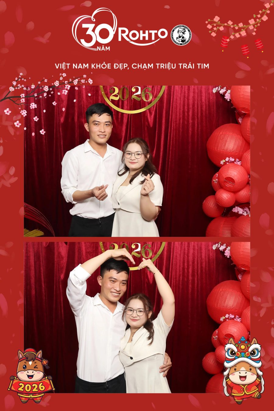 Rohto Vietnam Year-end Party with Chupbox Photobooth