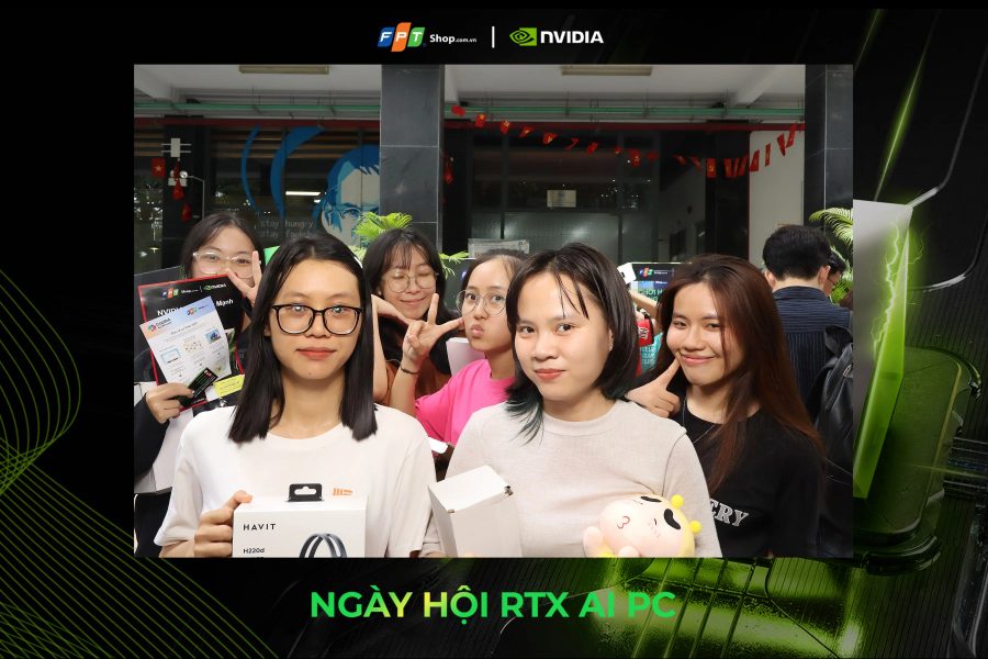 Chupbox Photobooth activity for Nvidia Promotion at University of Economics and Law