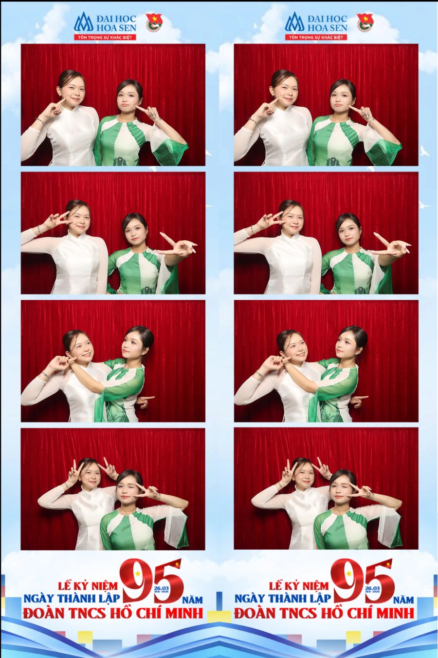 Chupbox Photobooth at Hoa Sen University for the 95th Anniversary of the Ho Chi Minh Communist Youth Union