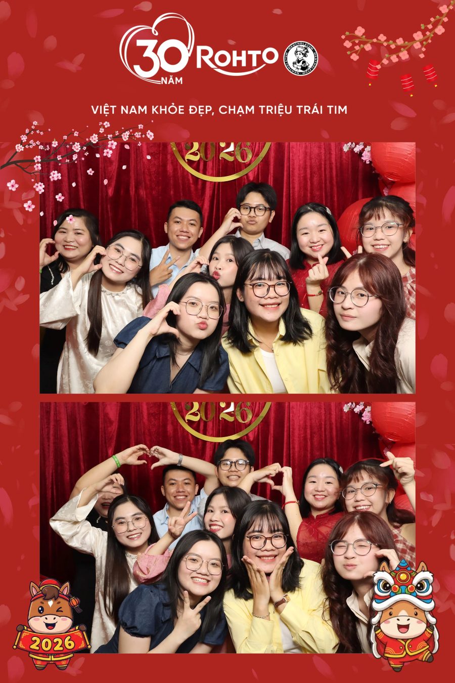 Rohto Vietnam Year-end Party with Chupbox Photobooth