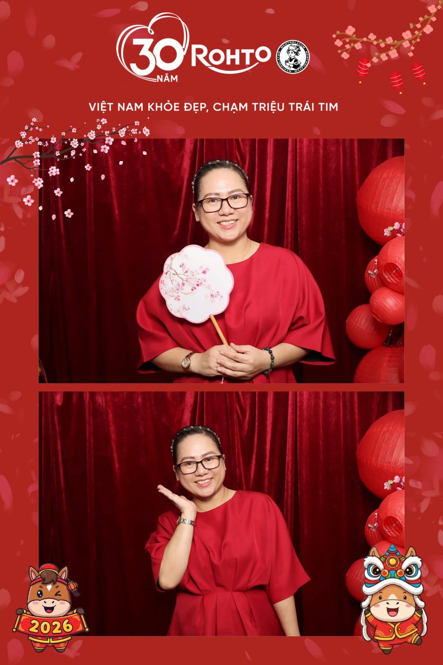 Rohto Vietnam Year-end Party with Chupbox Photobooth