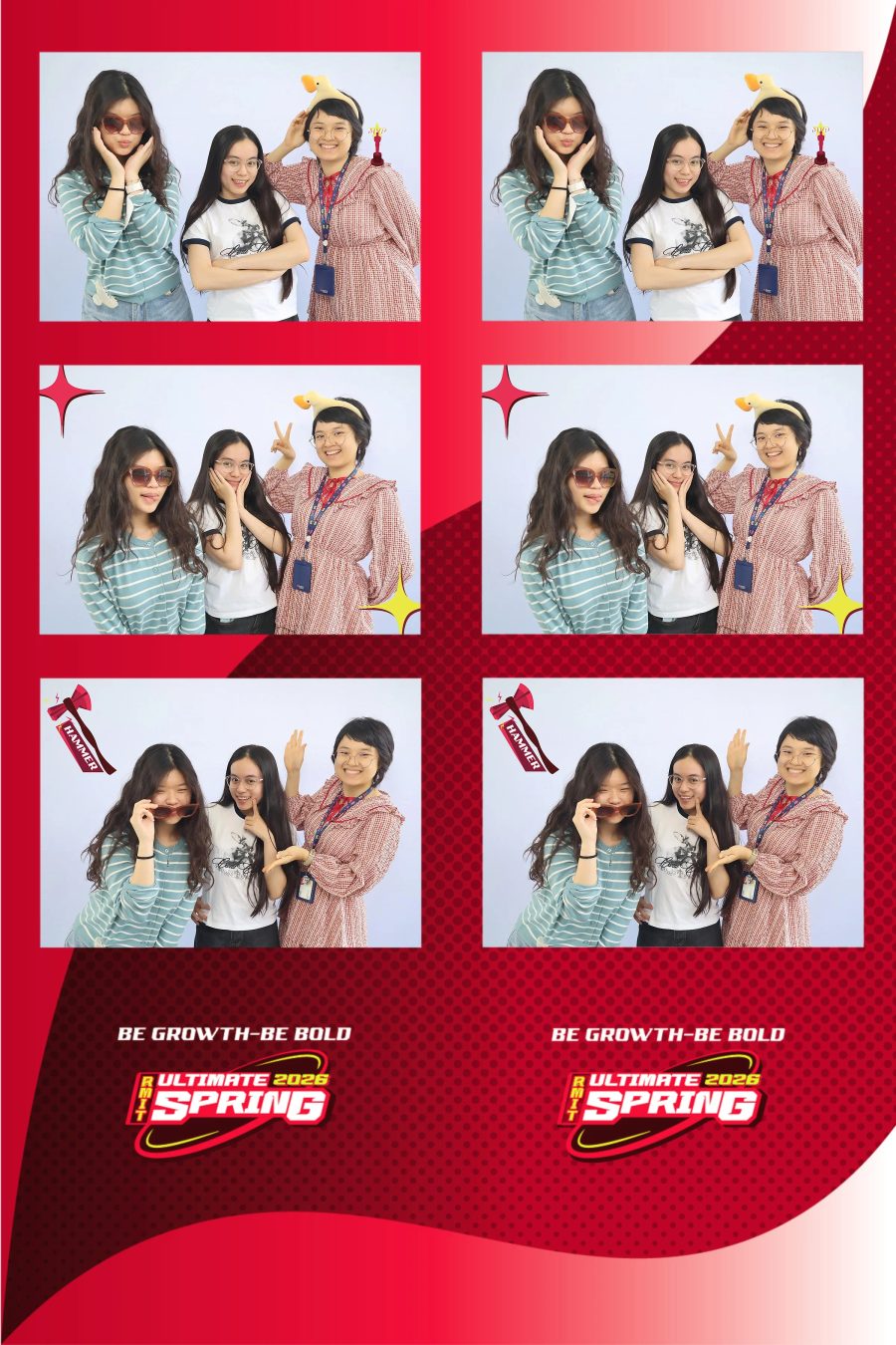 Chupbox Photobooth of RMIT Ultimate Frisbee Club at RMIT university in HCM