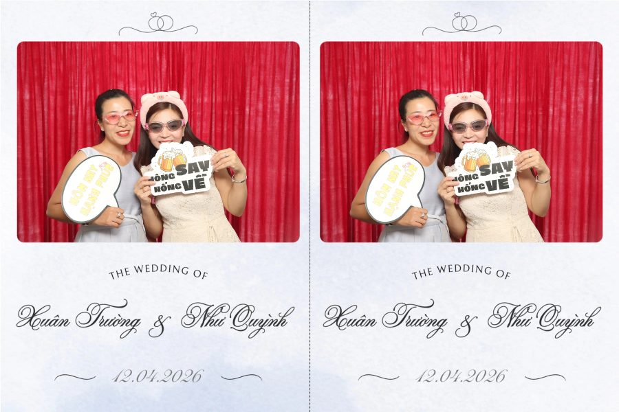 Chupbox Wedding Photobooth for Truong & Quynh at Luxury Palace