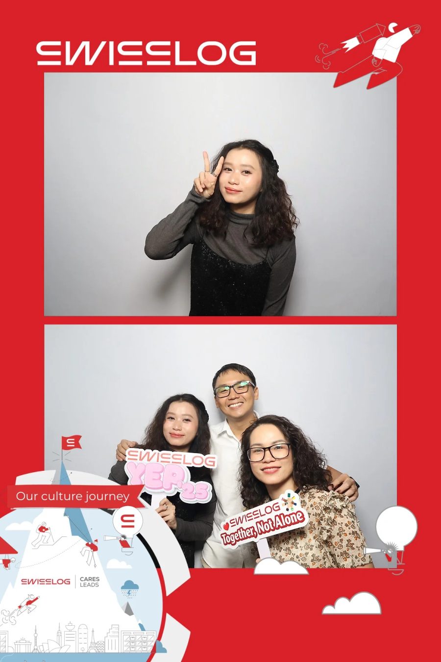 Chupbox Photobooth for Swisslog Year-end Party 2026 by Kuka Vietnam