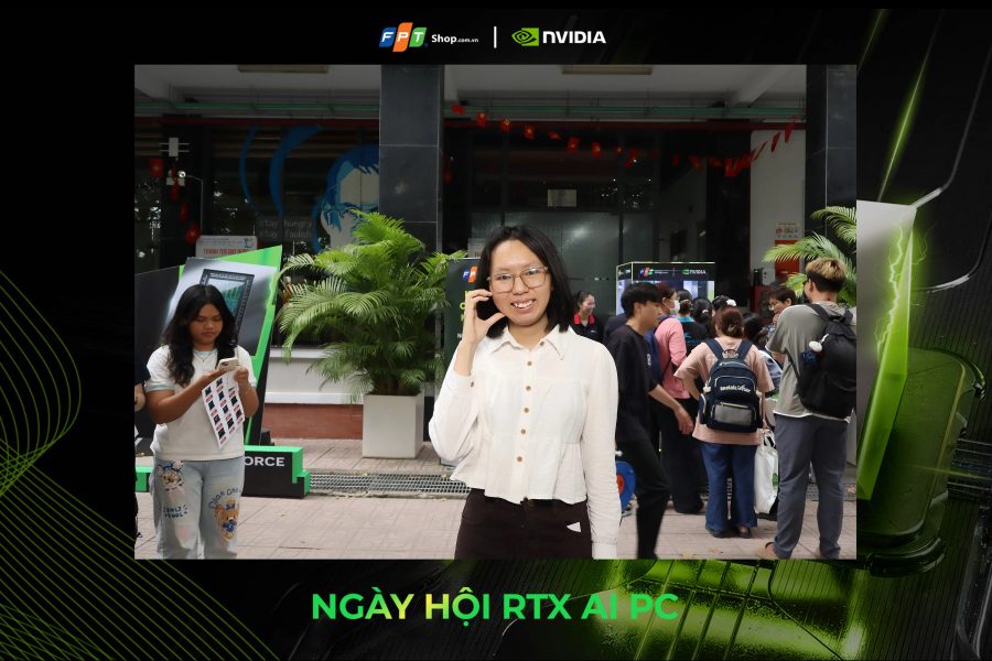 Chupbox Photobooth activity for Nvidia Promotion at University of Economics and Law