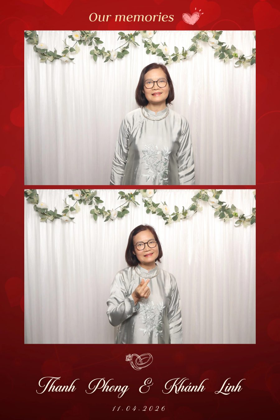 Chupbox Photobooth for Phong & Linh Wedding at Luxury Palace