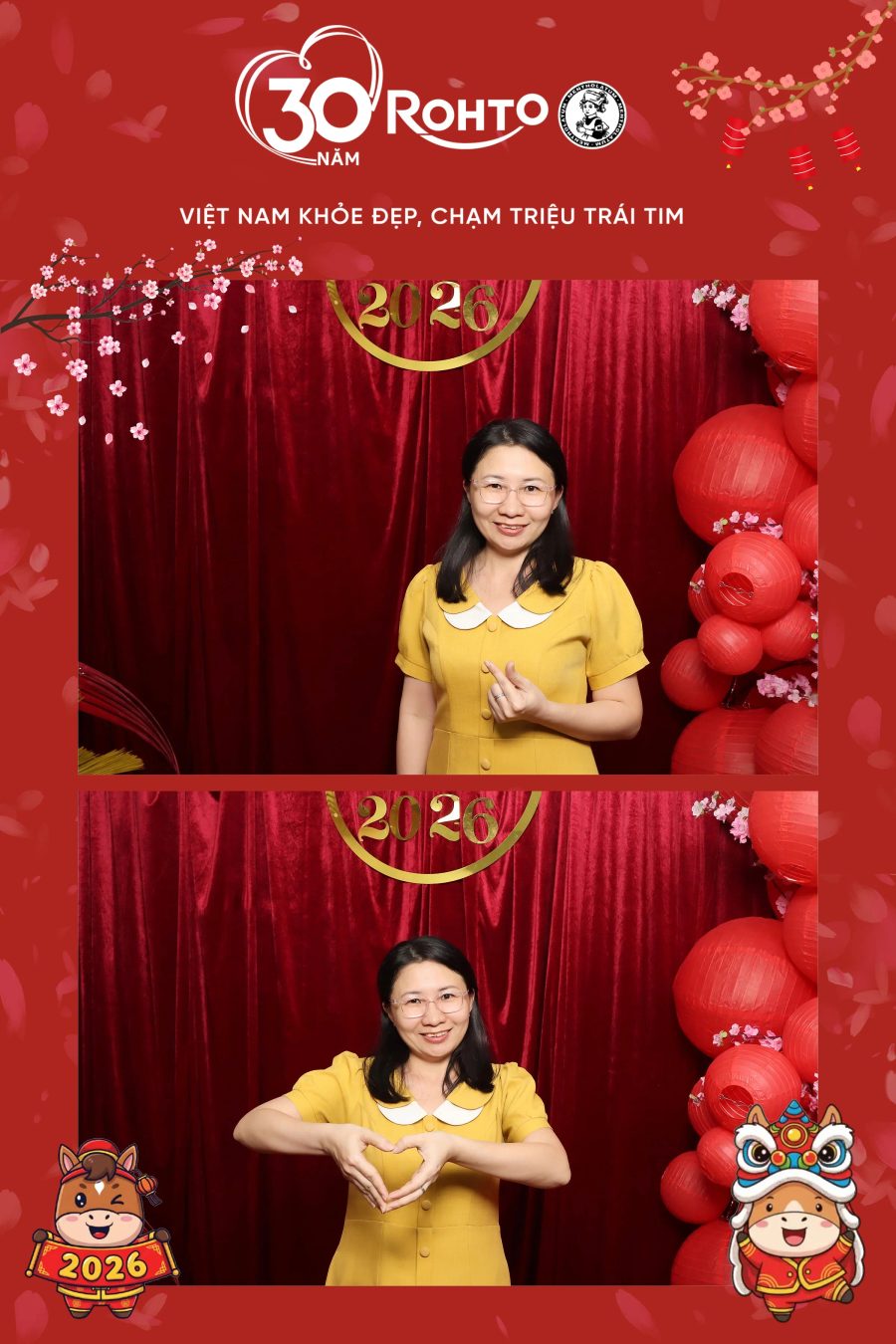 Rohto Vietnam Year-end Party with Chupbox Photobooth