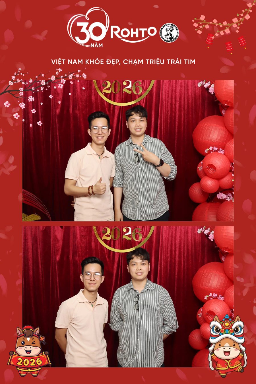 Rohto Vietnam Year-end Party with Chupbox Photobooth