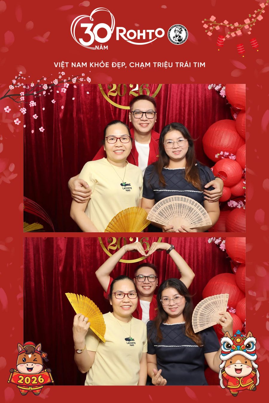 Rohto Vietnam Year-end Party with Chupbox Photobooth