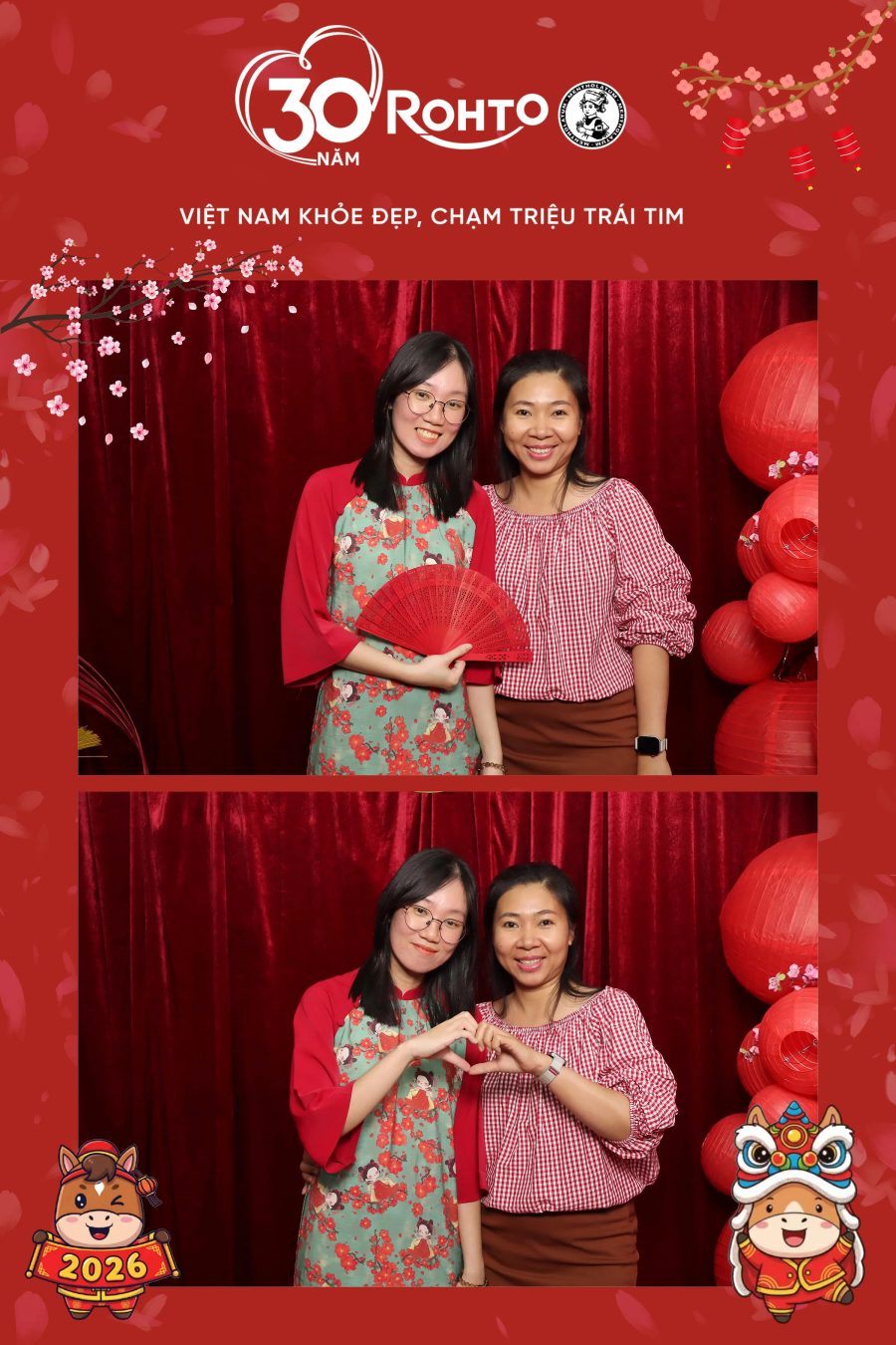 Rohto Vietnam Year-end Party with Chupbox Photobooth