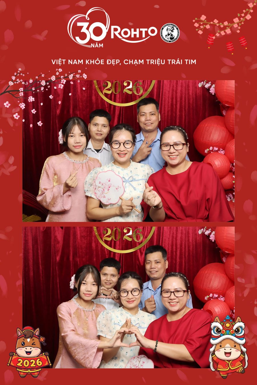 Rohto Vietnam Year-end Party with Chupbox Photobooth