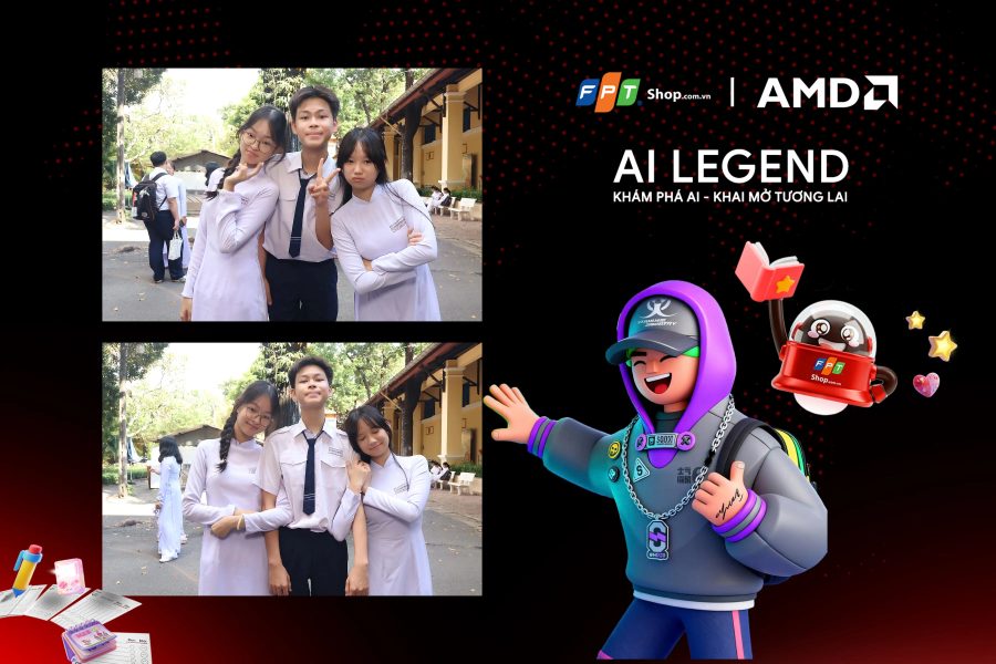 Chupbox Photobooth photo for FPT Shop Event at Nguyễn Thị Minh Khai High School