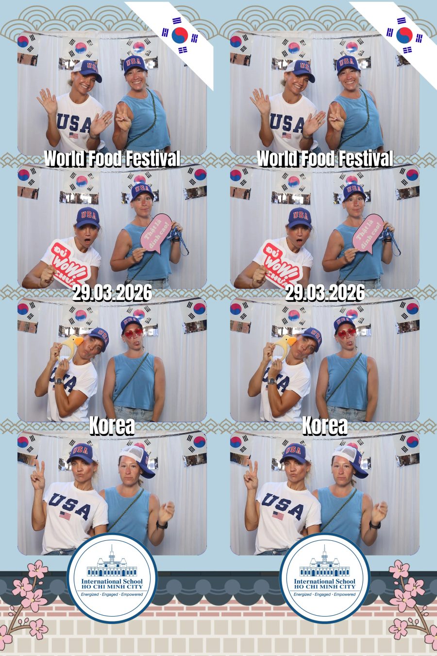 Chupbox Photobooth photos at International School HCMC (ISHCMC)