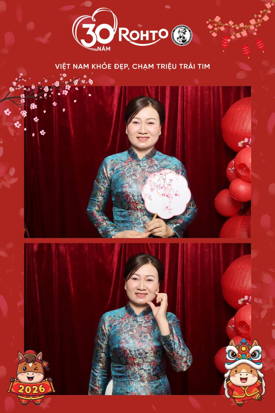 Rohto Vietnam Year-end Party with Chupbox Photobooth