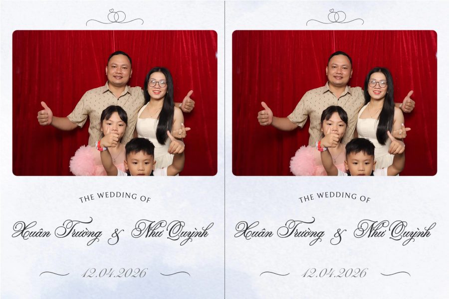 Chupbox Wedding Photobooth for Truong & Quynh at Luxury Palace