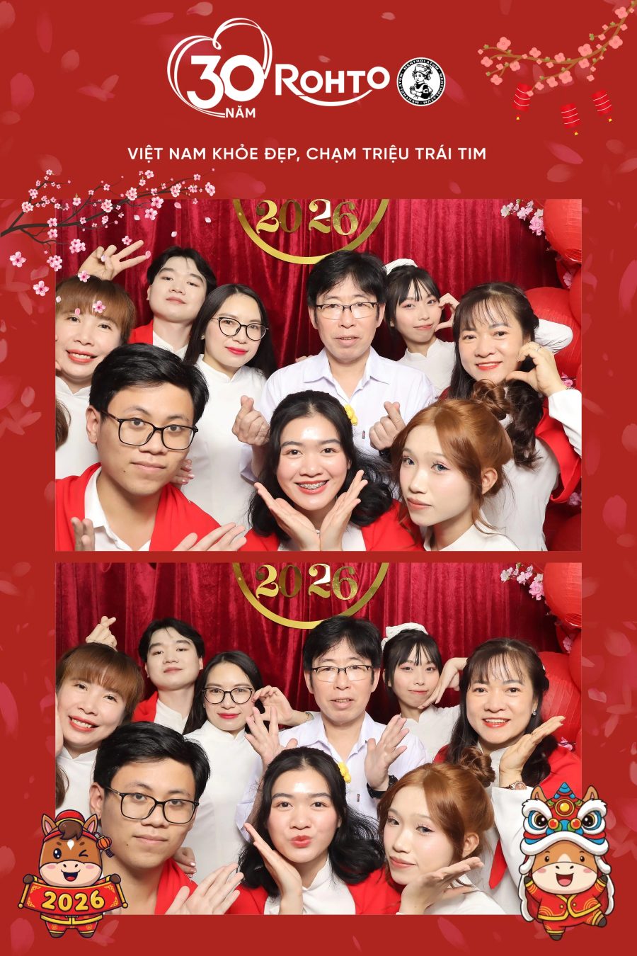Rohto Vietnam Year-end Party with Chupbox Photobooth