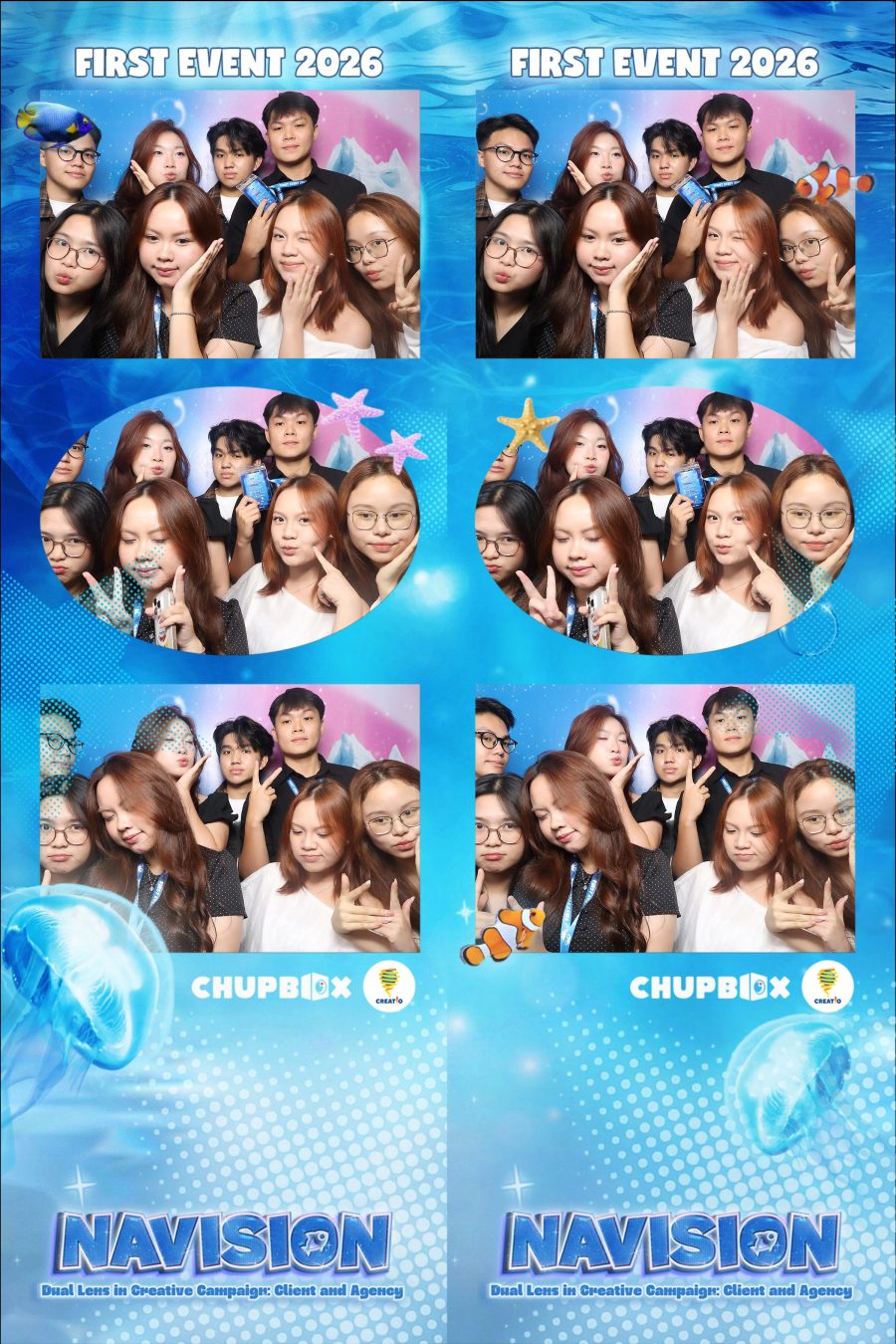 Chupbox Photobooth Photo at FIRST EVENT 2026 of Marketing Club Creatio