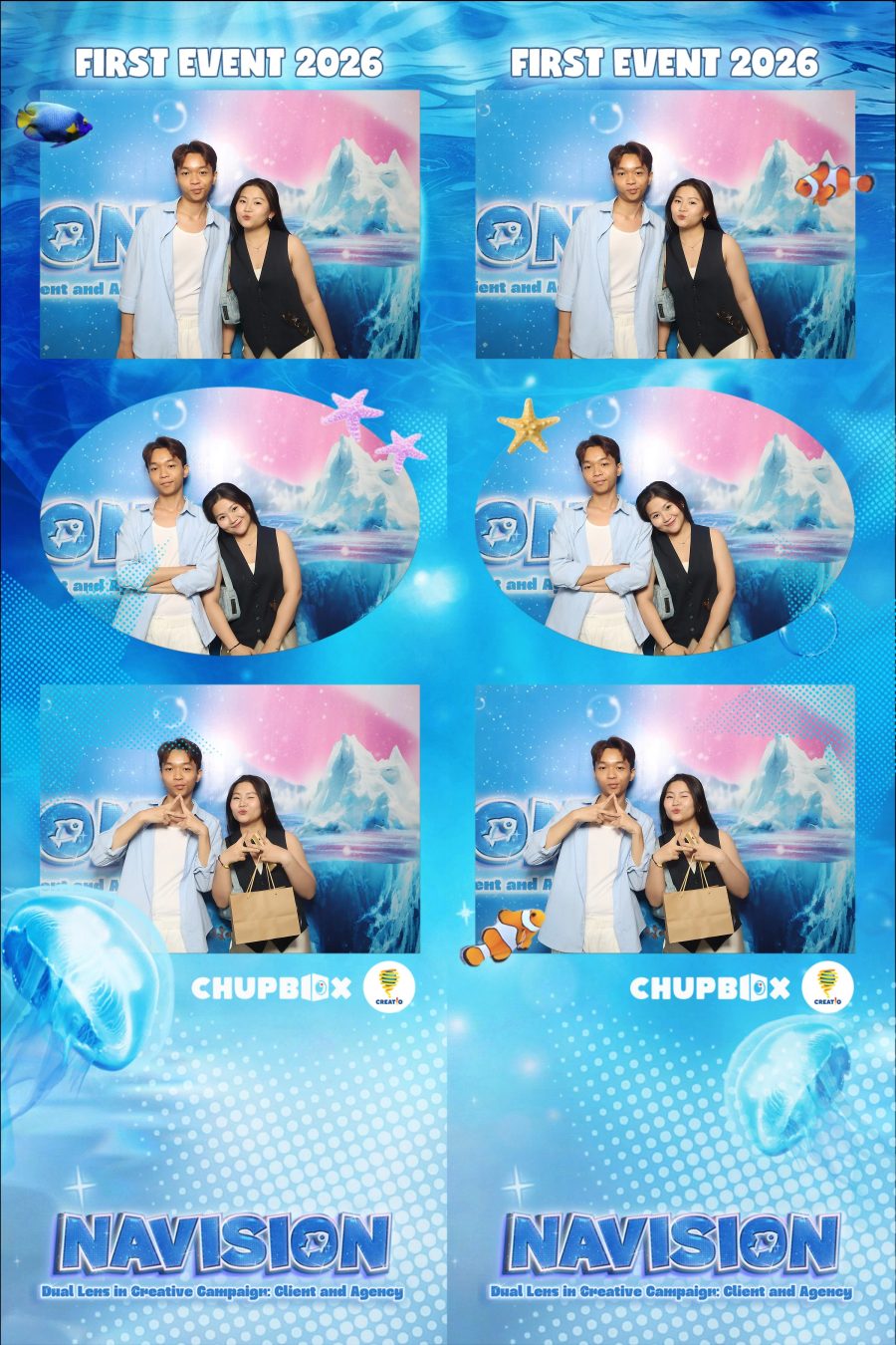 Chupbox Photobooth Photo at FIRST EVENT 2026 of Marketing Club Creatio