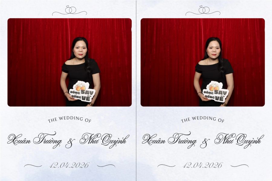 Chupbox Wedding Photobooth for Truong & Quynh at Luxury Palace