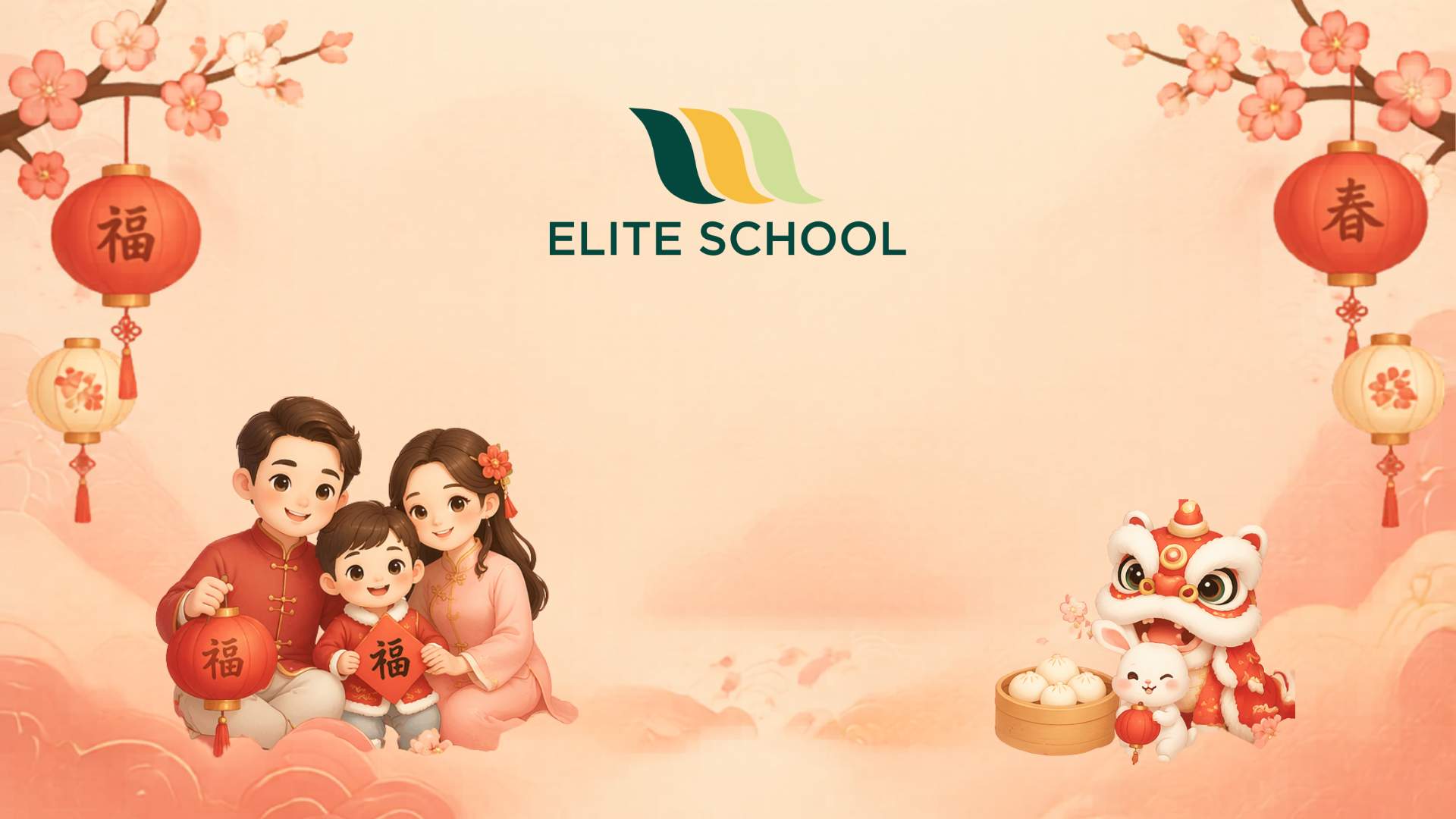 Elite School Family day event Photobooth standby screen