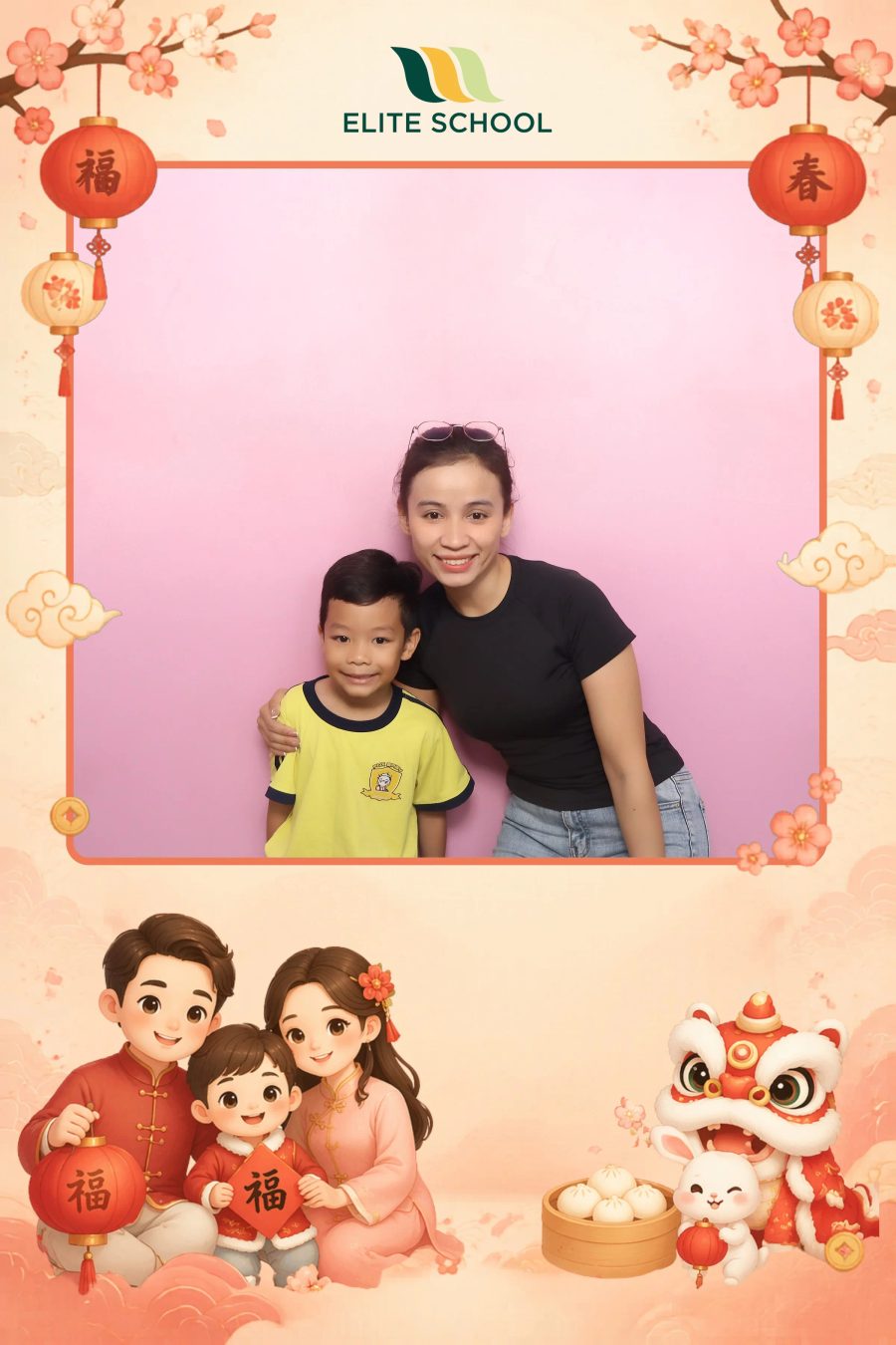 Chupbox Photobooth for Family day at Elite School Binh Duong
