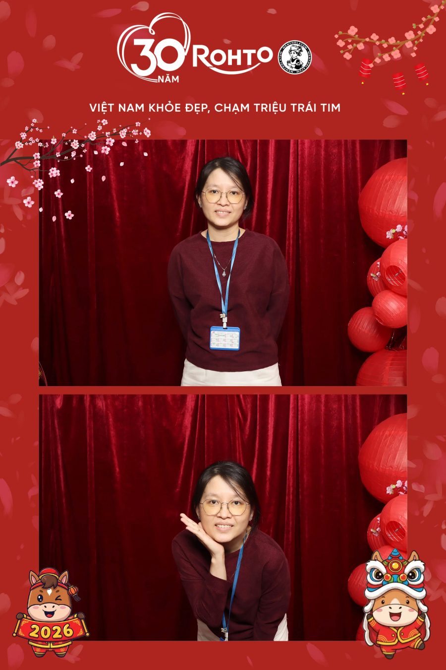 Rohto Vietnam Year-end Party with Chupbox Photobooth