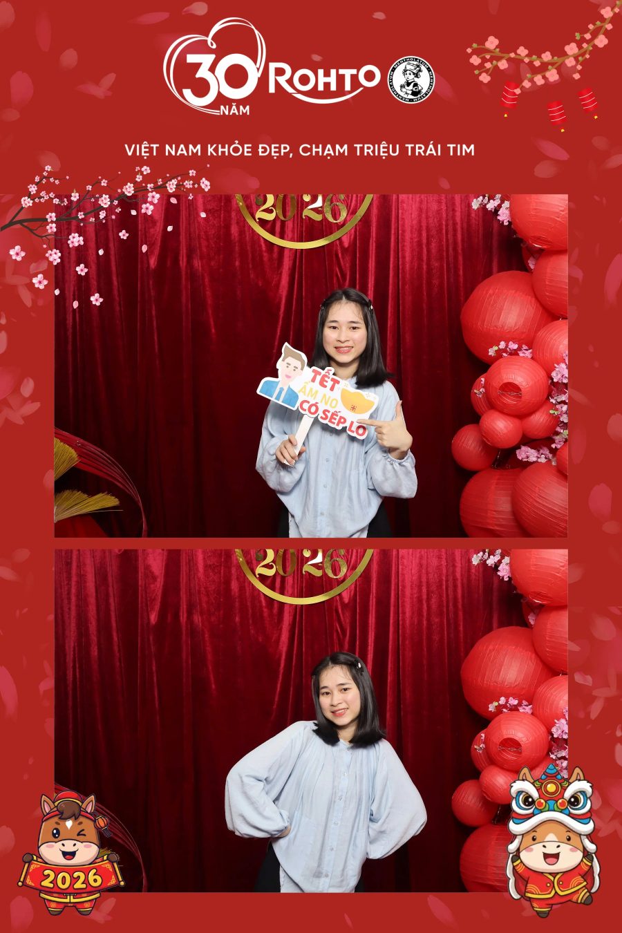 Rohto Vietnam Year-end Party with Chupbox Photobooth