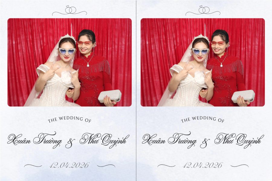 Chupbox Wedding Photobooth for Truong & Quynh at Luxury Palace