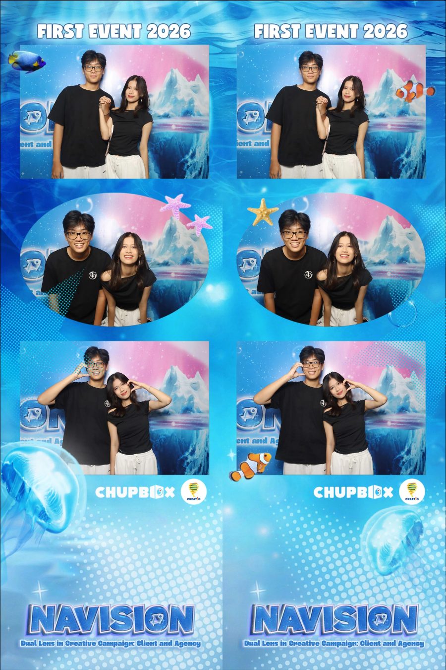 Chupbox Photobooth Photo at FIRST EVENT 2026 of Marketing Club Creatio