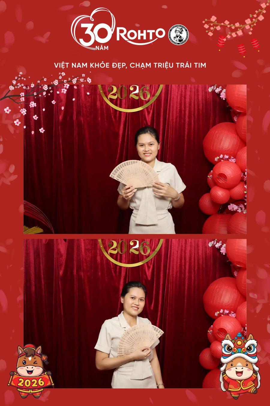 Rohto Vietnam Year-end Party with Chupbox Photobooth