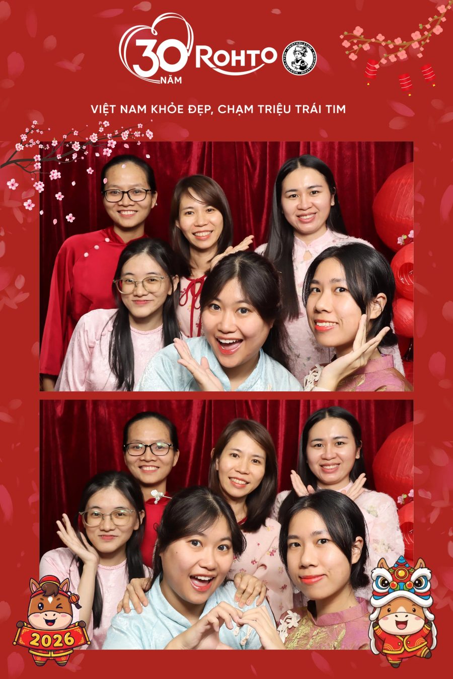 Rohto Vietnam Year-end Party with Chupbox Photobooth