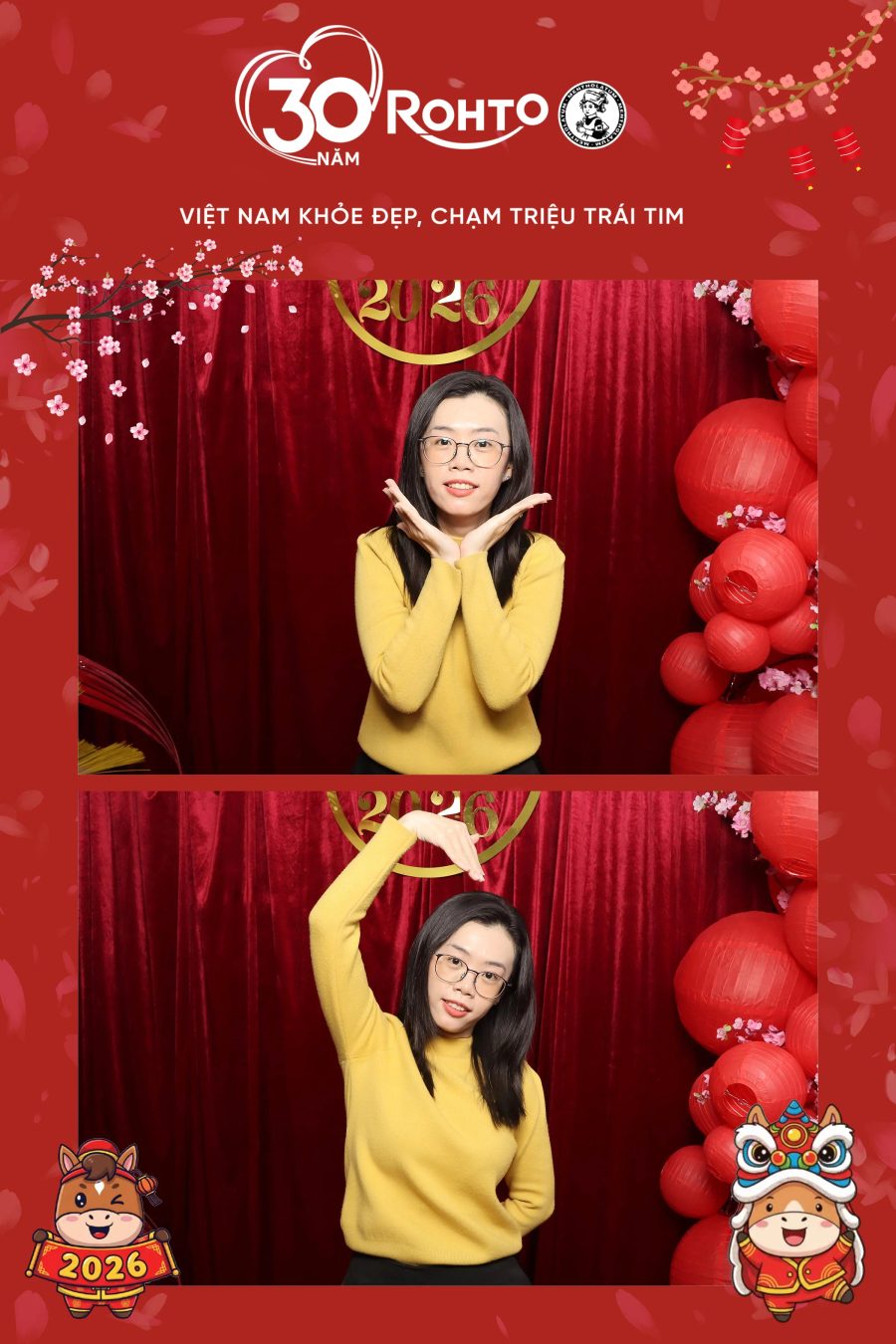 Rohto Vietnam Year-end Party with Chupbox Photobooth