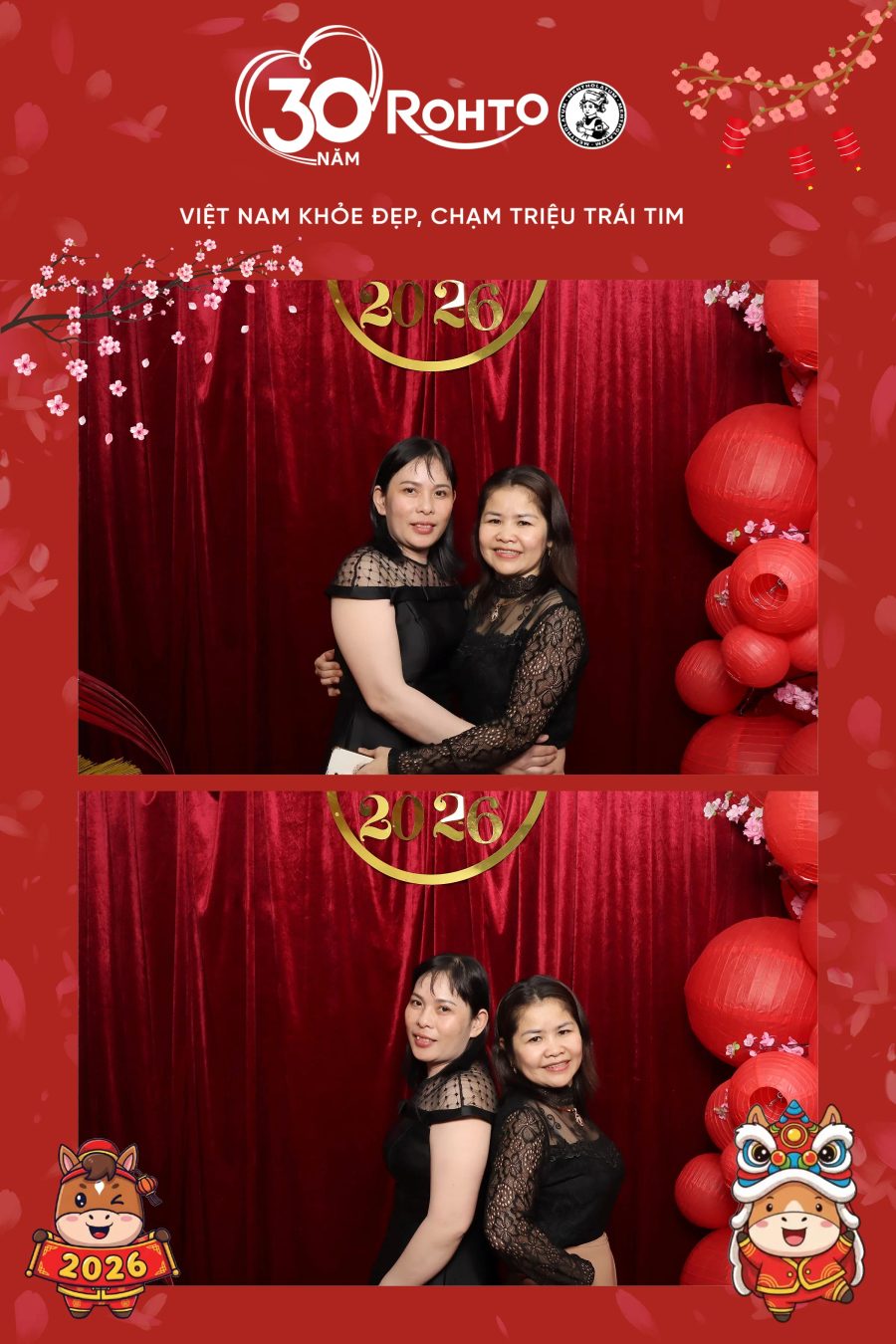 Rohto Vietnam Year-end Party with Chupbox Photobooth