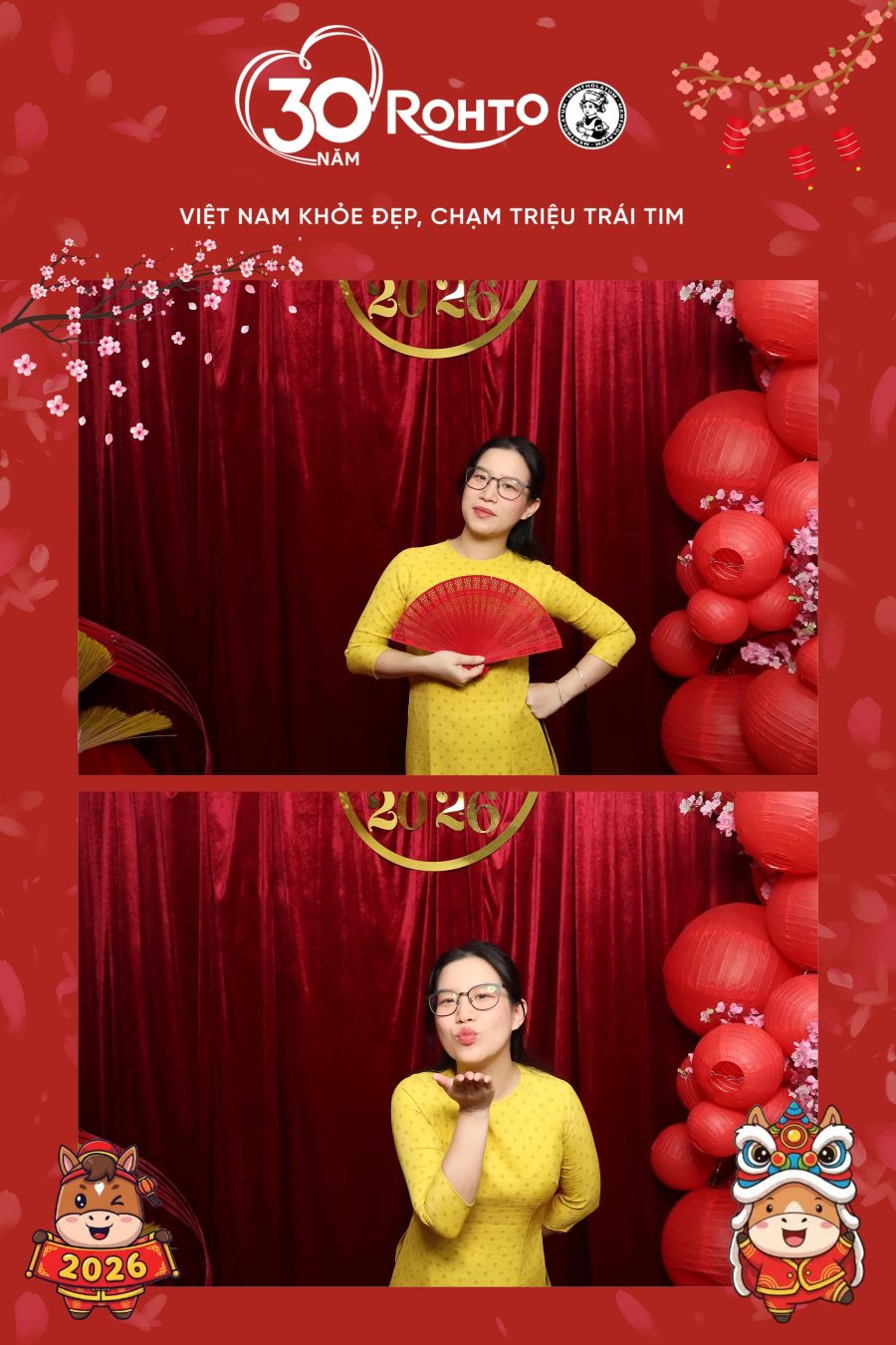 Rohto Vietnam Year-end Party with Chupbox Photobooth