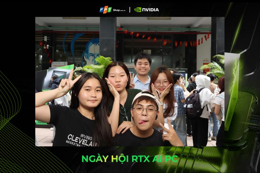 Chupbox Photobooth activity for Nvidia Promotion at University of Economics and Law
