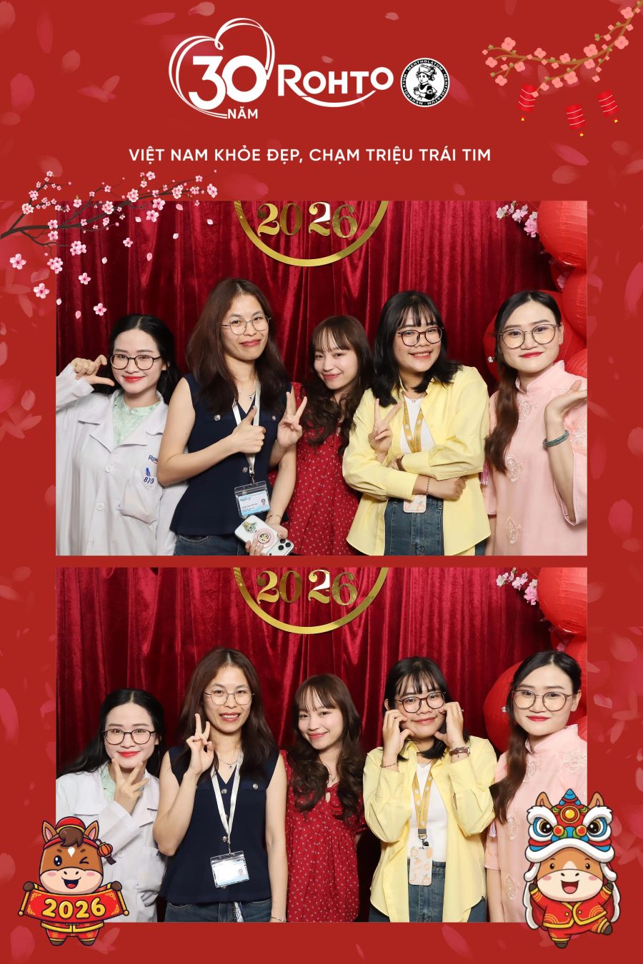 Rohto Vietnam Year-end Party with Chupbox Photobooth